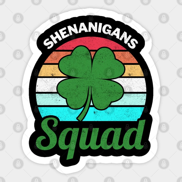 Shenanigans Squad Funny St Patricks Day Sticker by Kavinsky